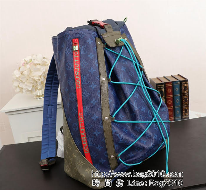LV路易威登 2018春夏時裝秀的Backpack Outdoor雙肩包 M43834  Bhq1177